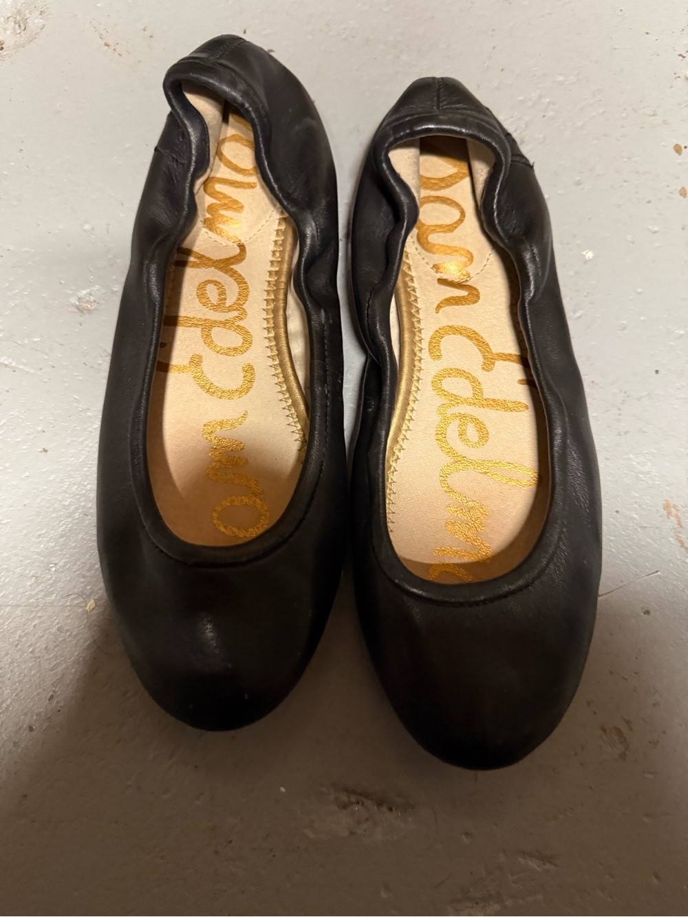 Sam Edelman Felicia Ballet Flats - Black Leather - Size 6